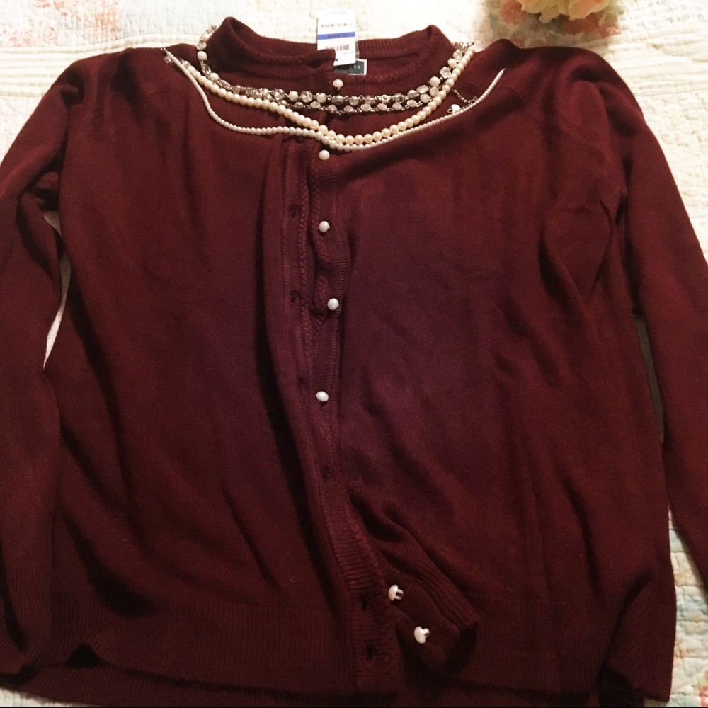 Karen Scott Cardigan NWT